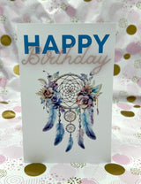 Happy Birthday Dream Catcher Birthday Card