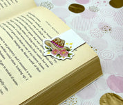 Western Hat Floral Magnetic Bookmark