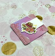 Western Hat Floral Magnetic Bookmark
