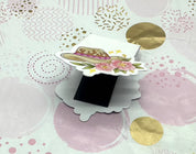 Western Hat Floral Magnetic Bookmark