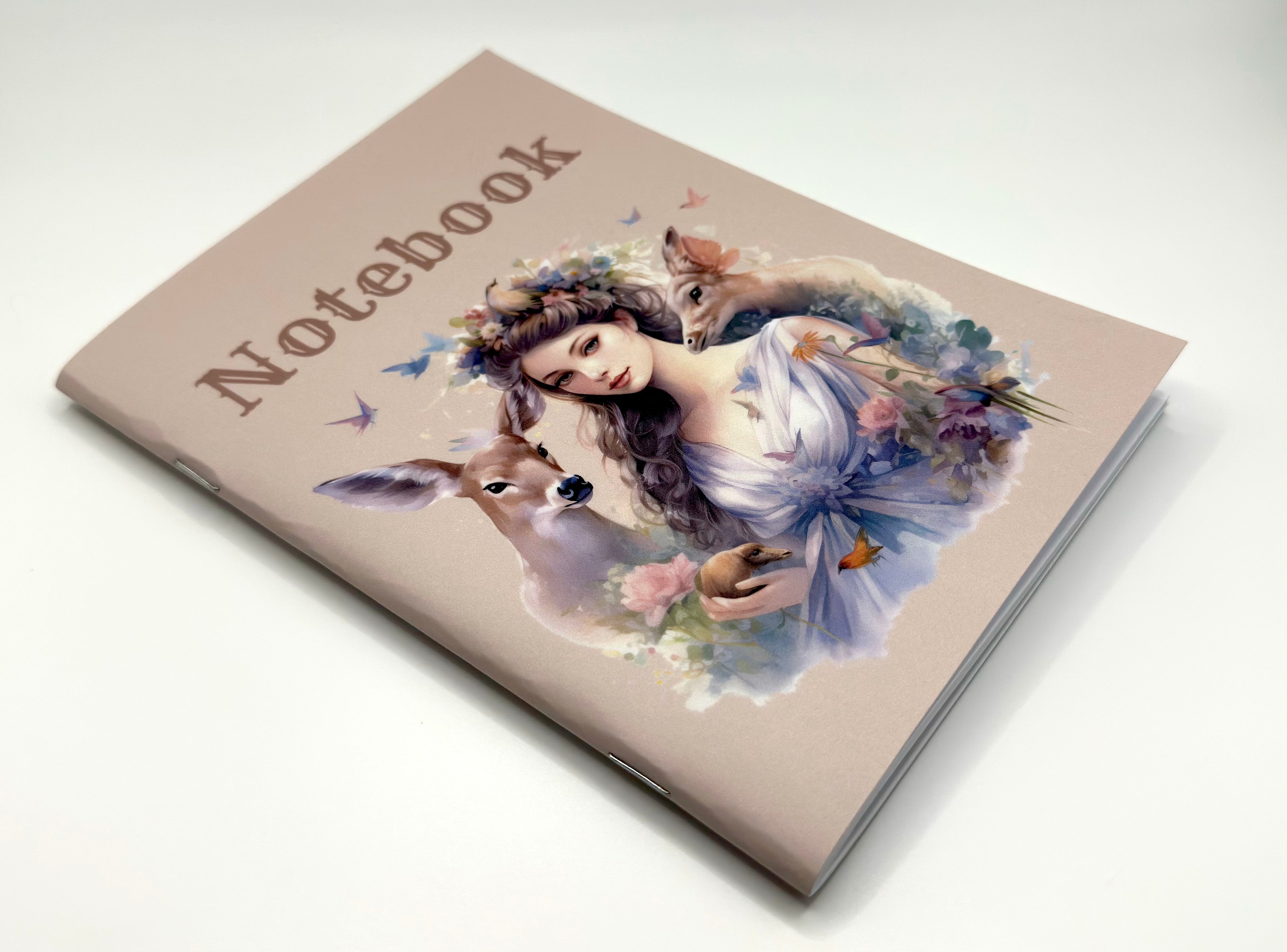 Mystic Ainmal Love Handmade Notebook/Journal