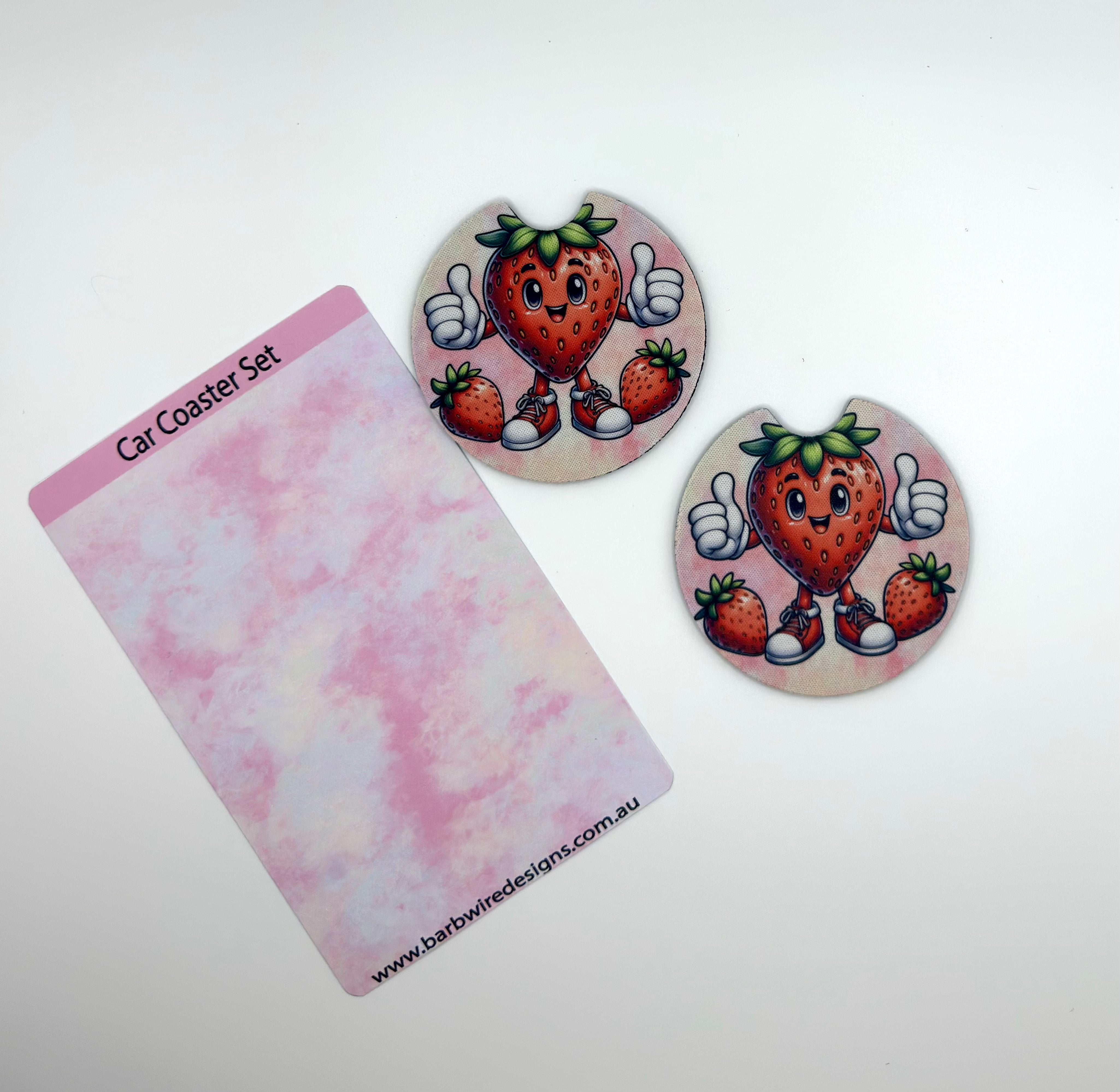 Strawberry  Coaster Set
