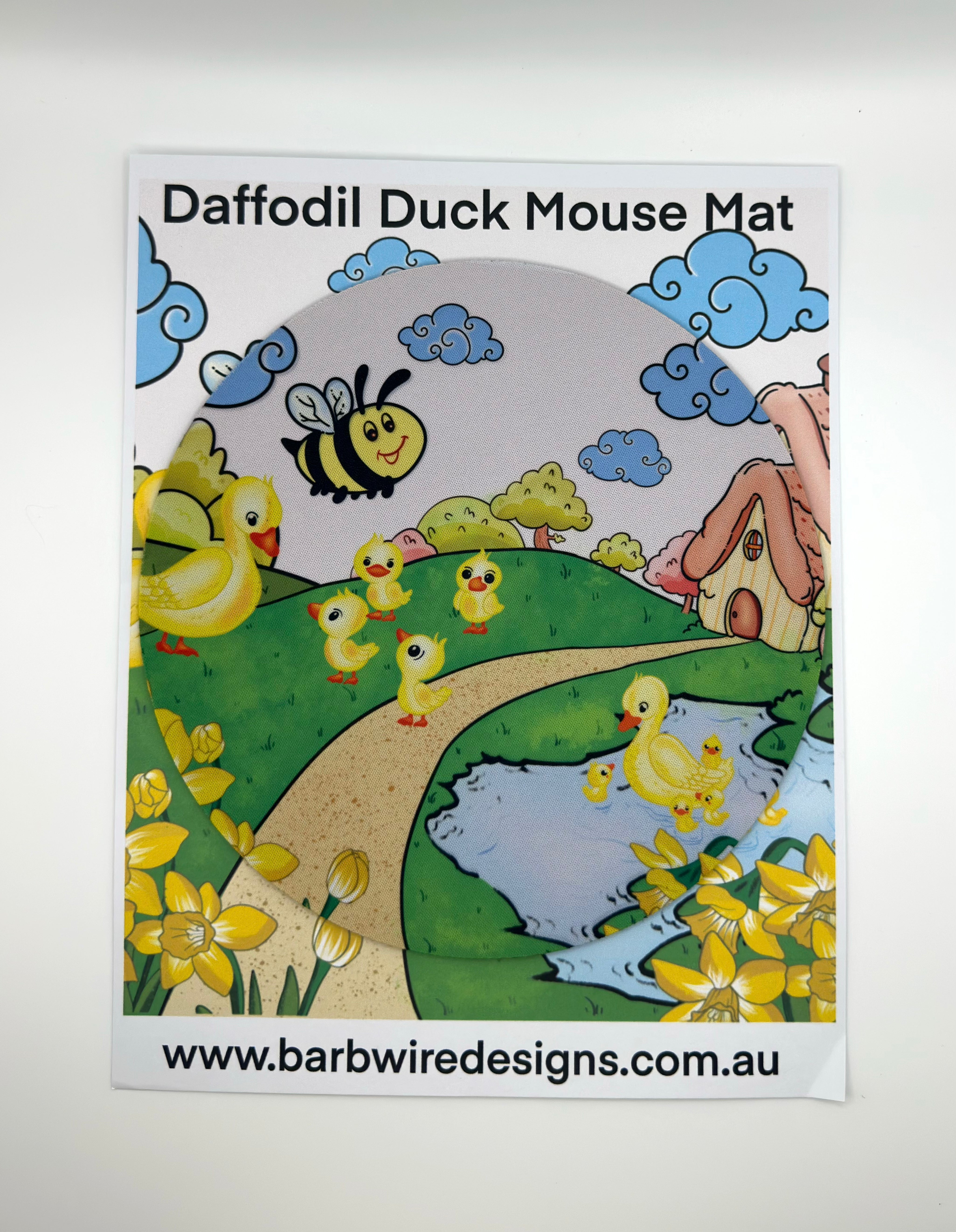 Daffodil Duck Mouse Mat/pad