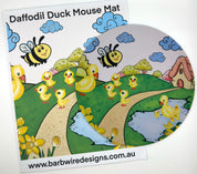 Daffodil Duck Mouse Mat/pad