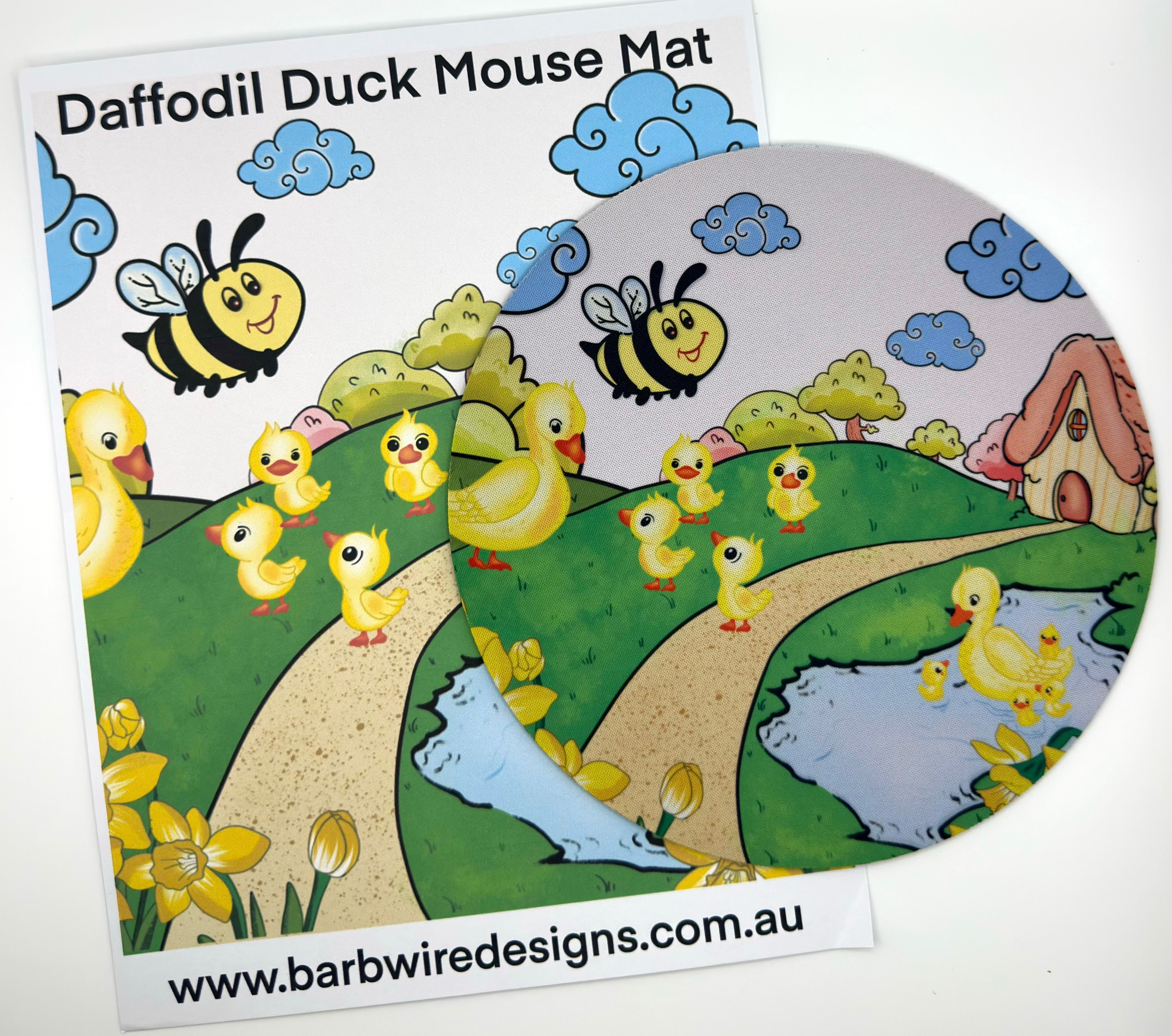 Daffodil Duck Mouse Mat/pad
