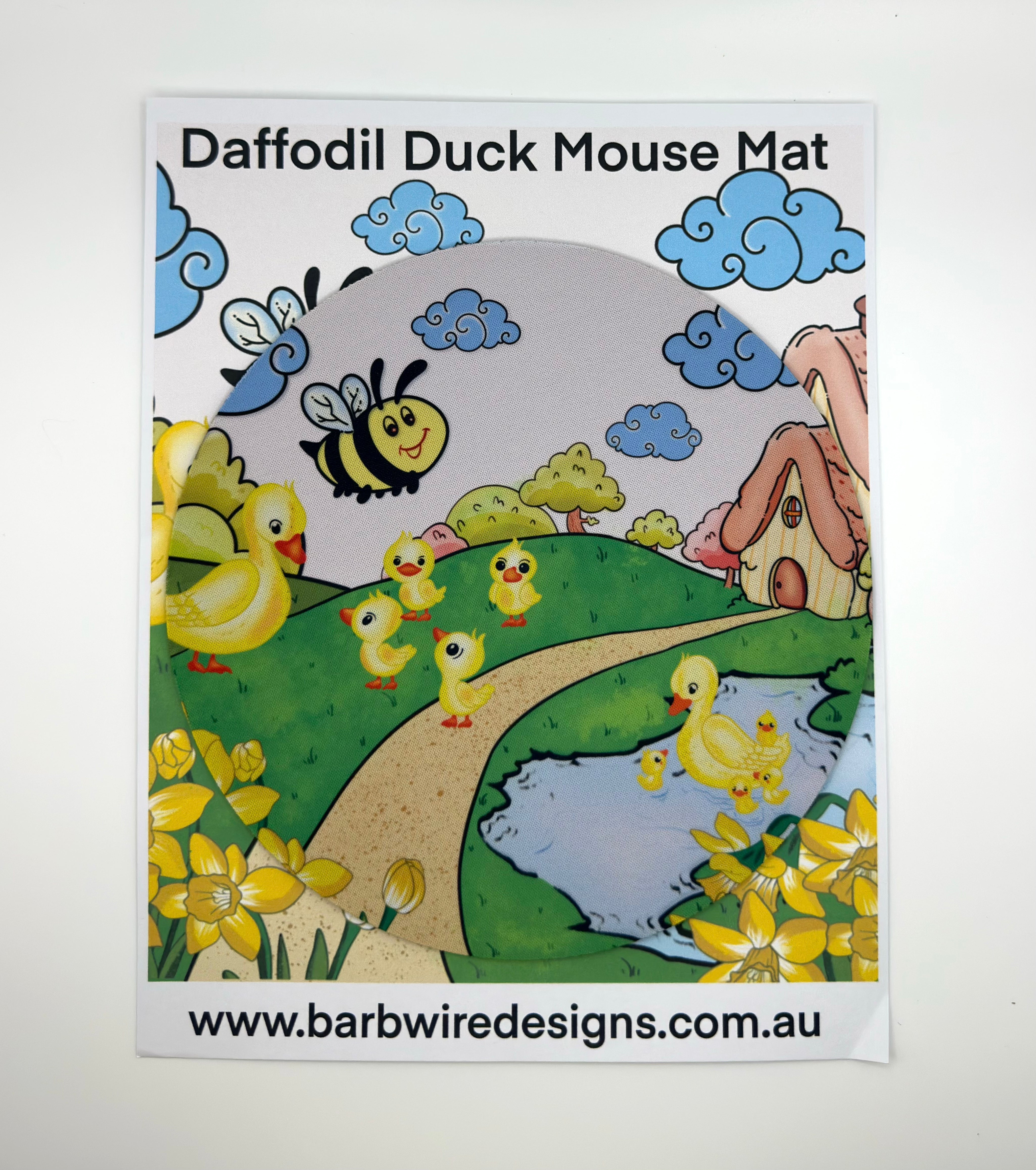 Daffodil Duck Mouse Mat/pad