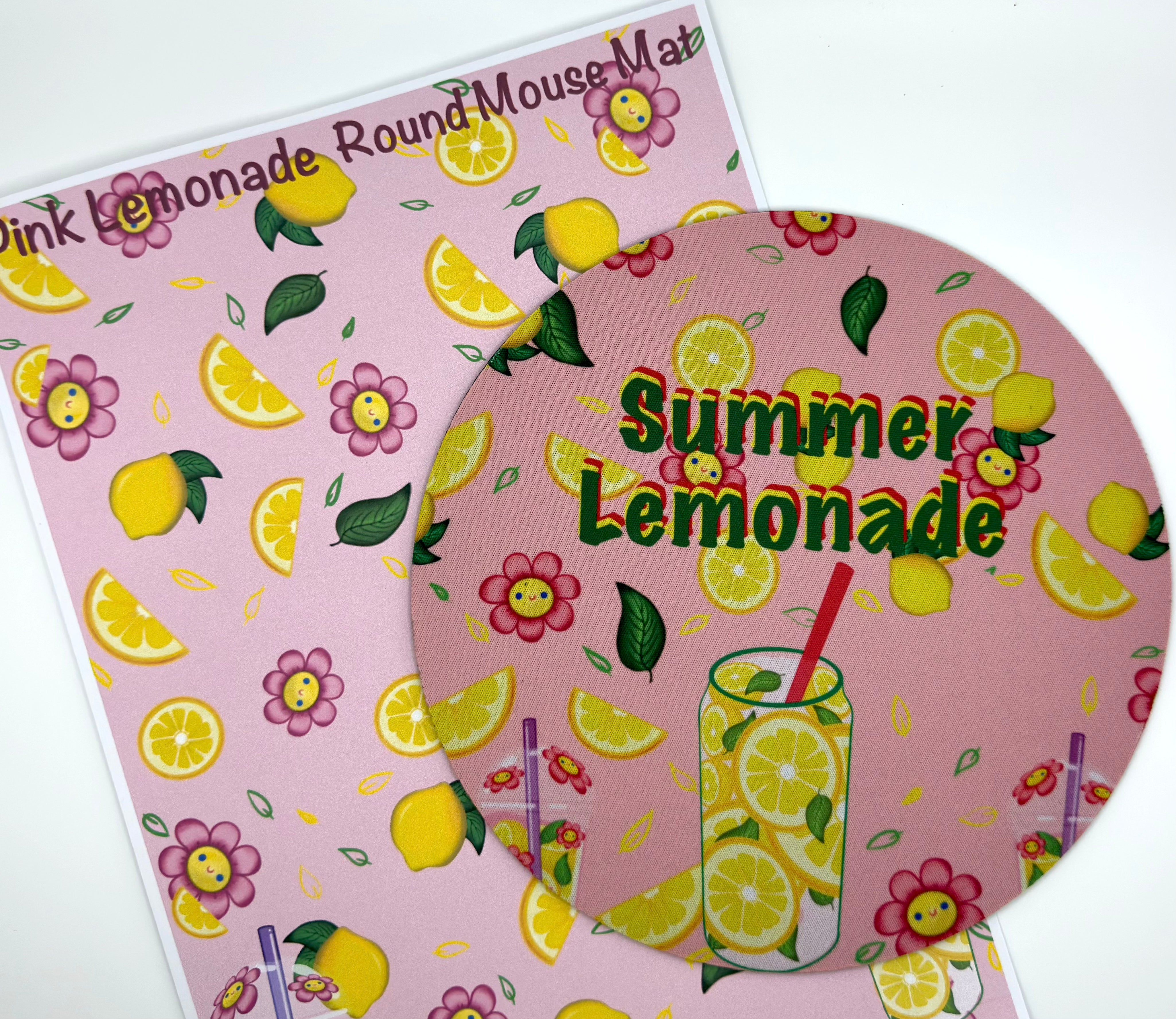 Pink Lemonade Mouse Mat/pad