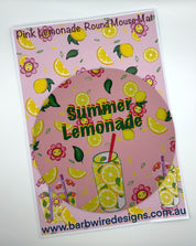 Pink Lemonade Mouse Mat/pad