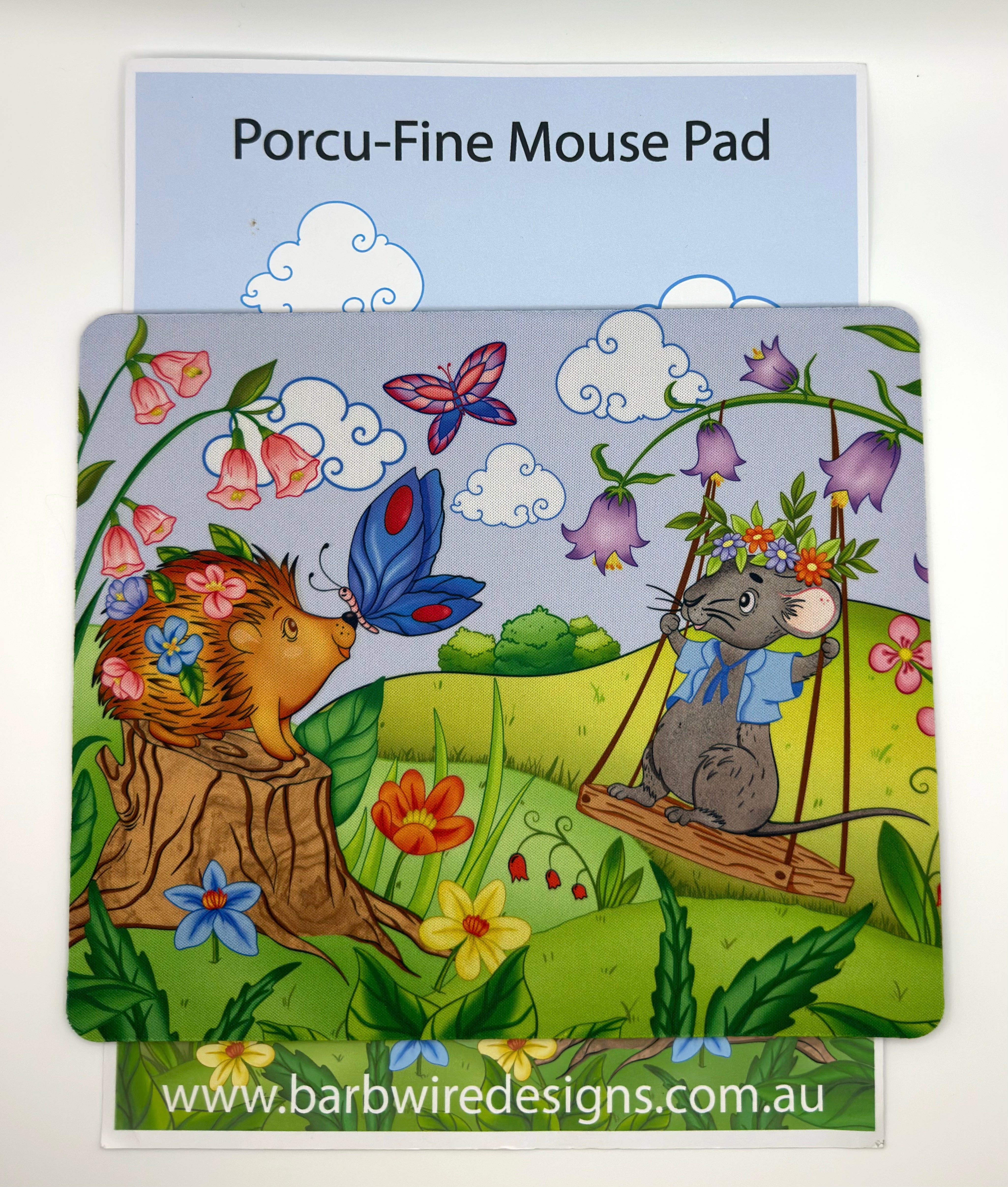Porcu-Fine Mouse Pad/Mat Porcupine