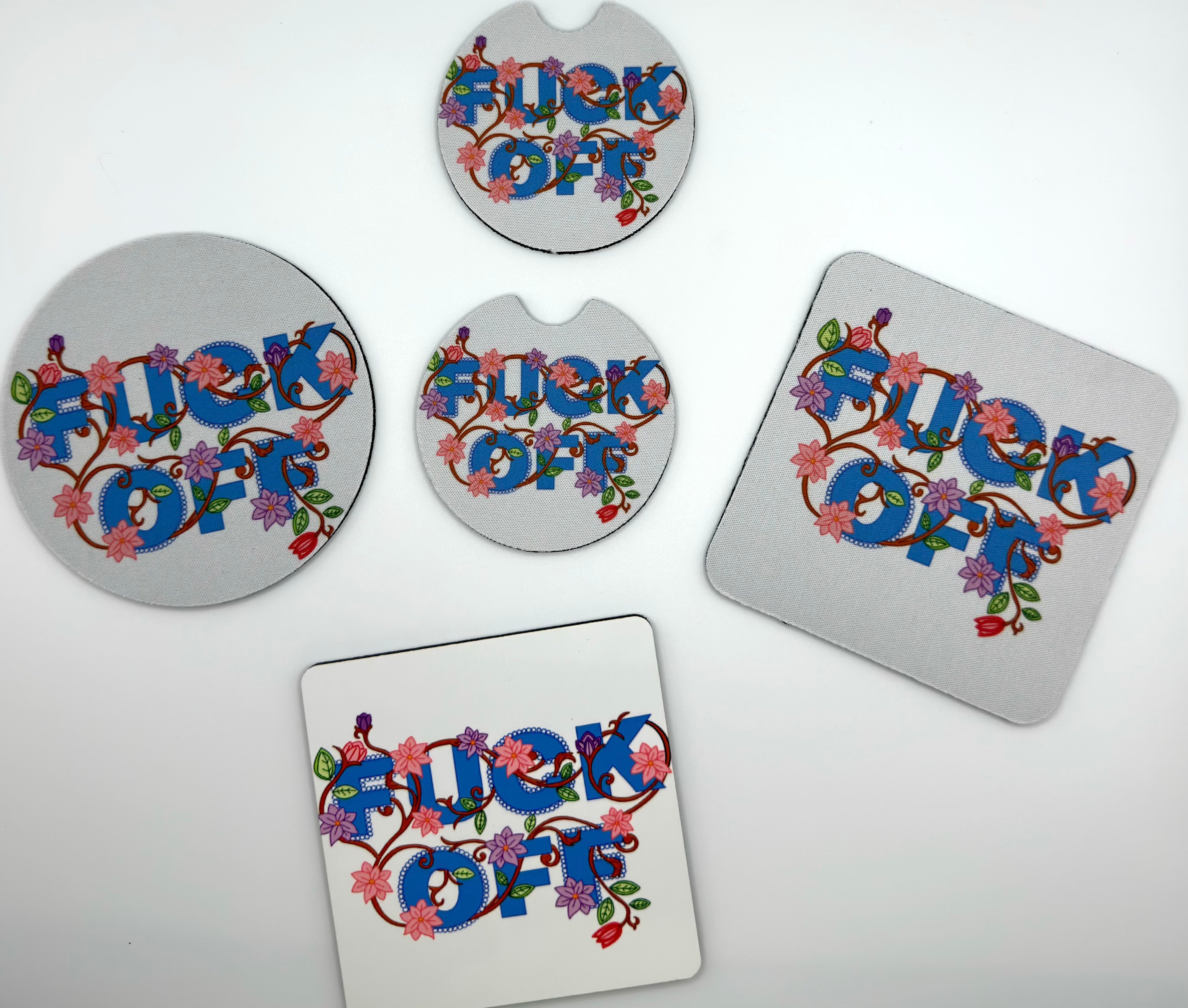 Swear Word MDF Coaster