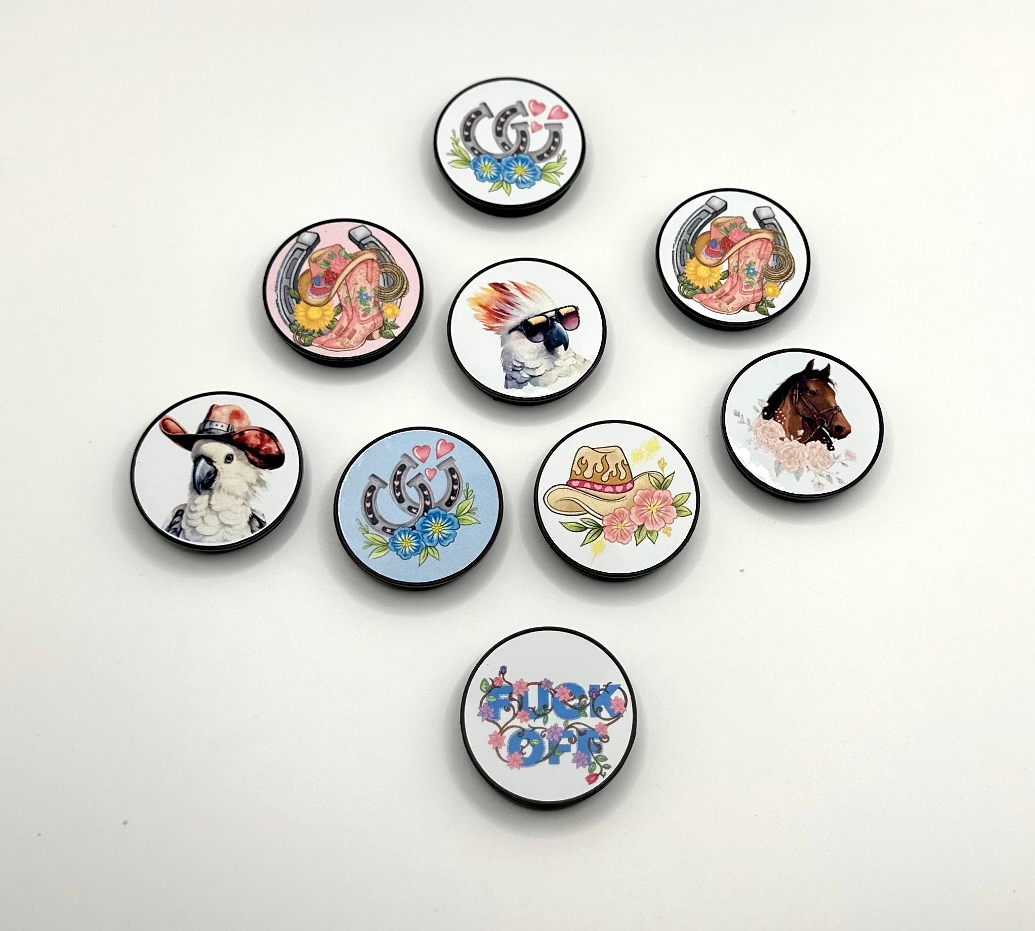  Pop Socket - Barb Wire Designs