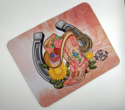 Western Boots hat Lassoo  MDF/Cork Coaster