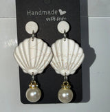 Shell Pearl Ear Rings