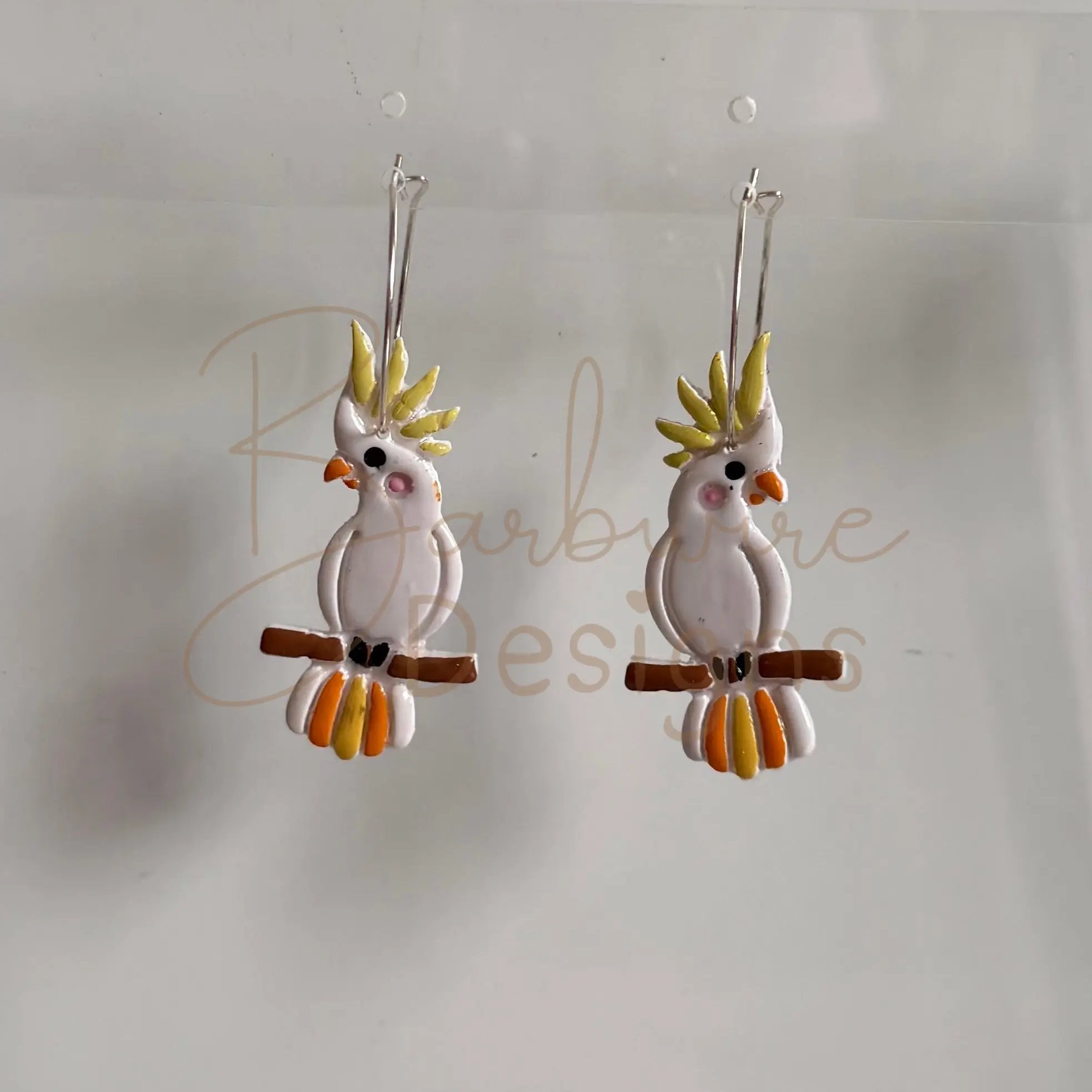 Cockatoo Ear Rings Barb Wire Designs
