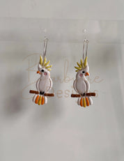 Cockatoo Ear Rings Barb Wire Designs