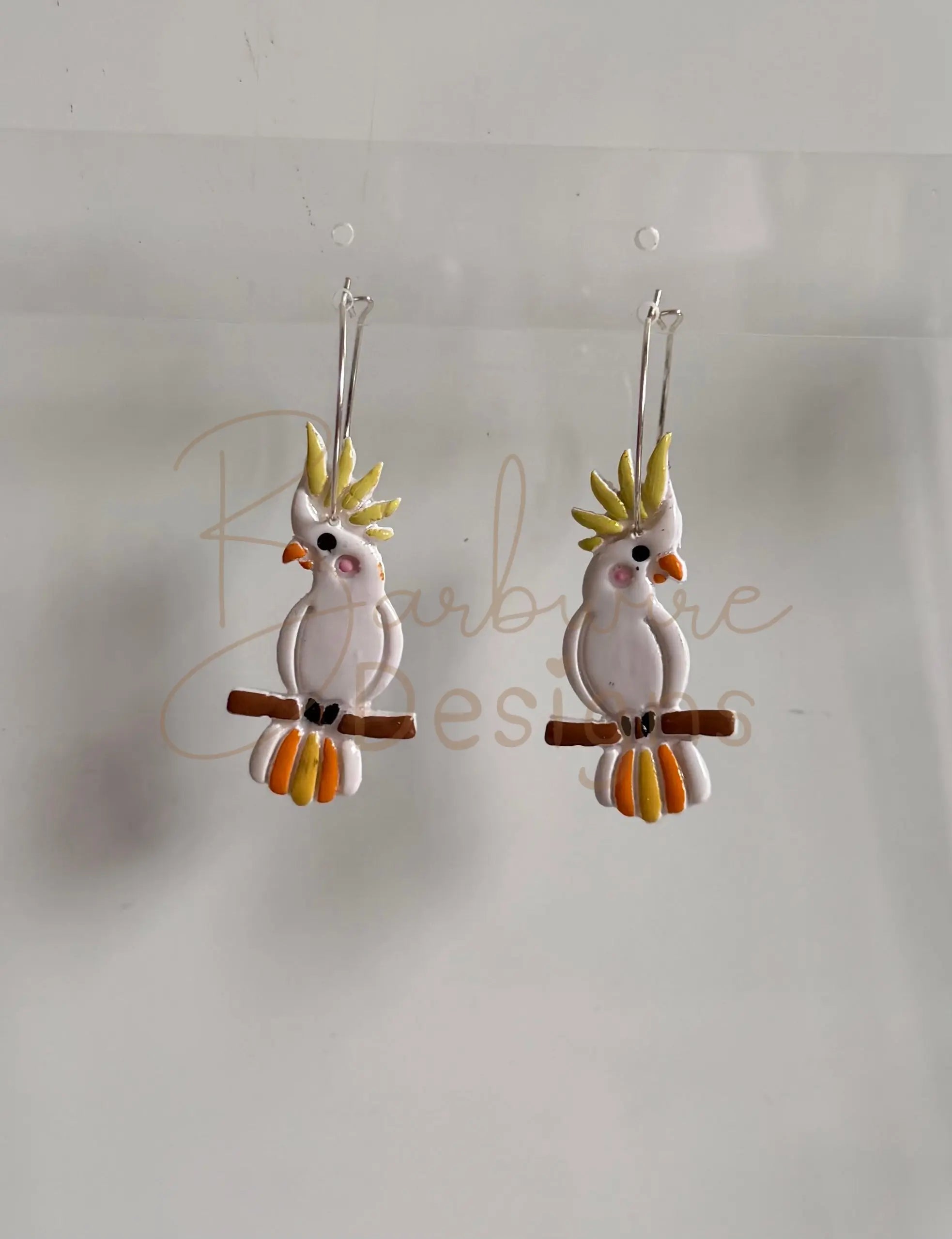 Cockatoo Ear Rings Barb Wire Designs
