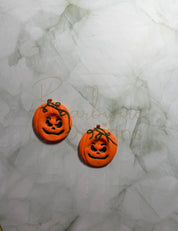 Pumpkin Calming Worry Stone for Anxiety | Sensory Worry Stone Swirl Back Barb Wire Designs