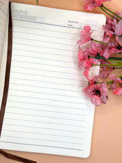 Western Boots hat and Lassoo PU Leather Notebook