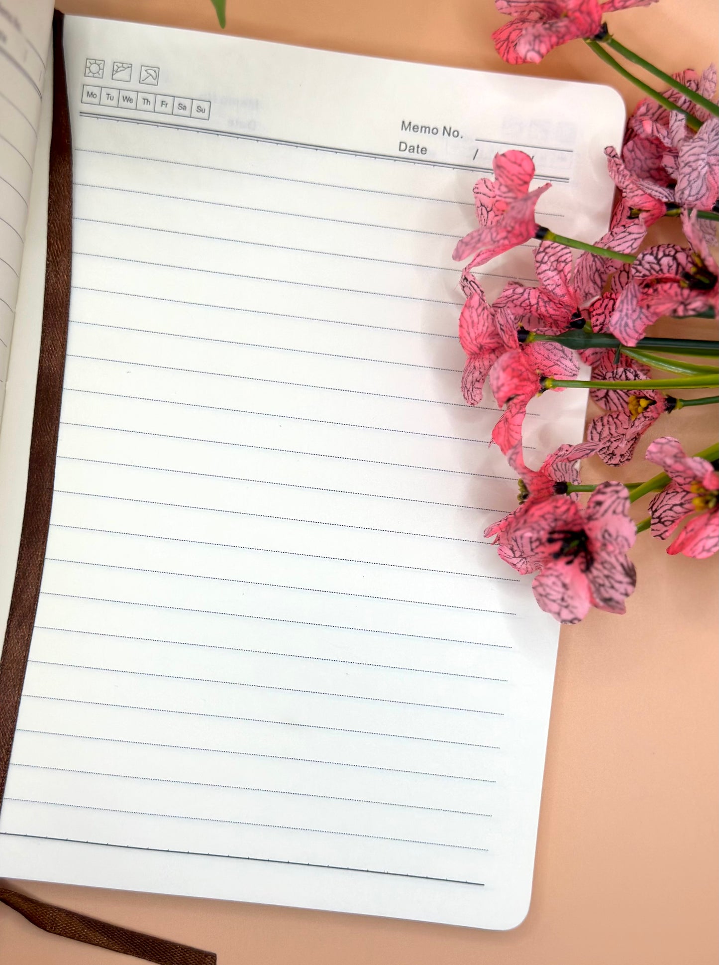 Western style PU Leather Notebook Inside lined pages