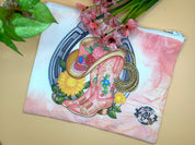 Western Boots Hat Lassoo Stationery Bag Zipper Pouch Lined