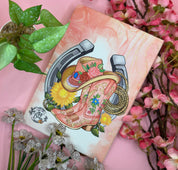 Western Boots hat and Lassoo PU Leather Notebook