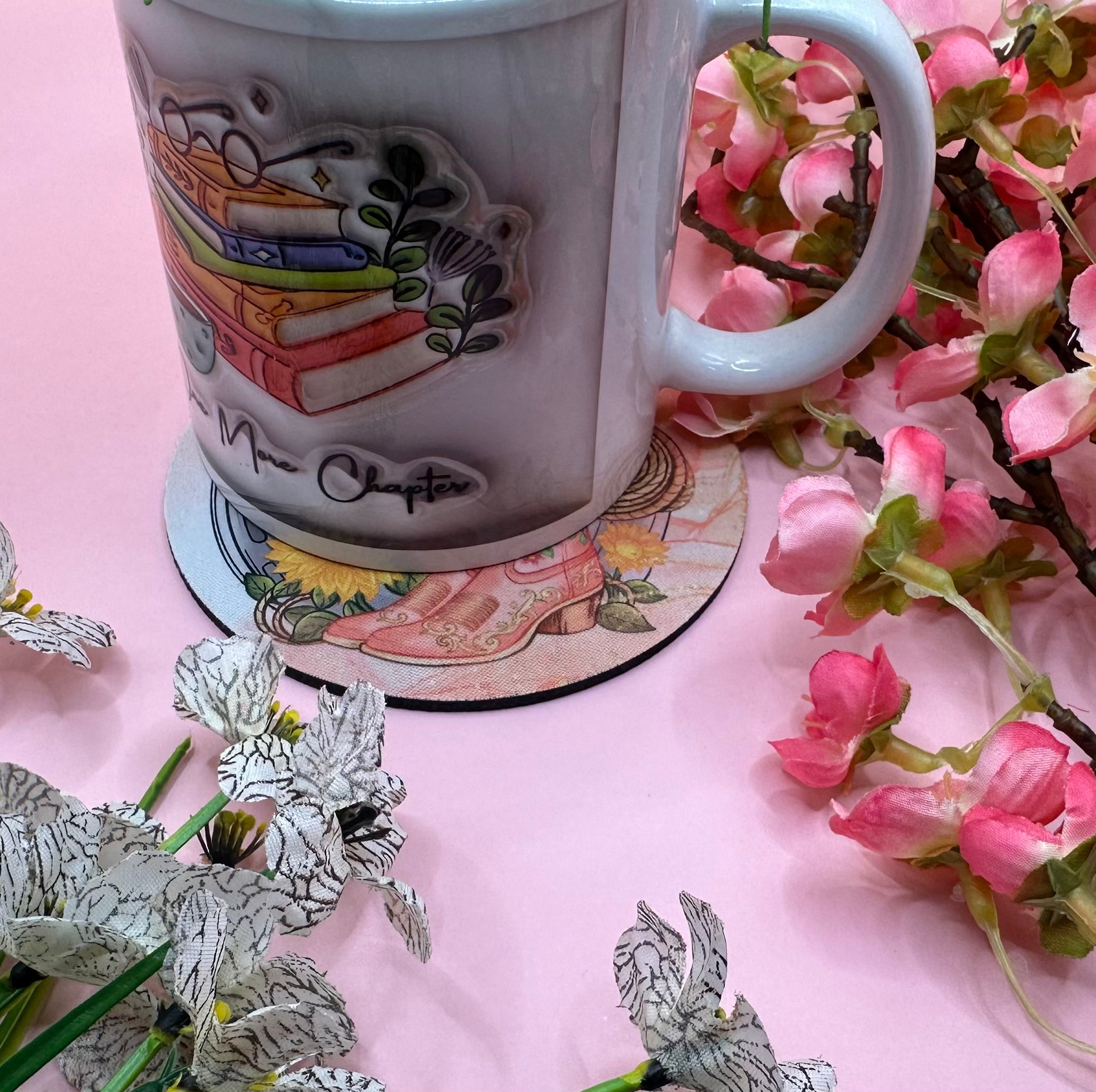 Western Boots hat horseshoe and lassoo  Mug Coaster