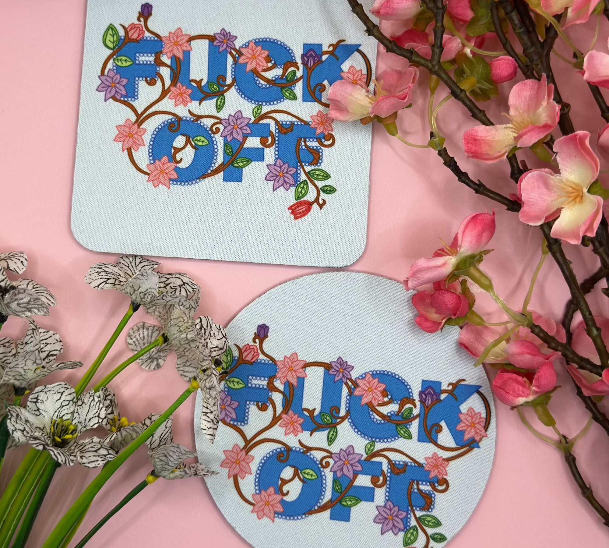 Swear Word Aussie Slang Mug Coaster - Barb Wire Designs