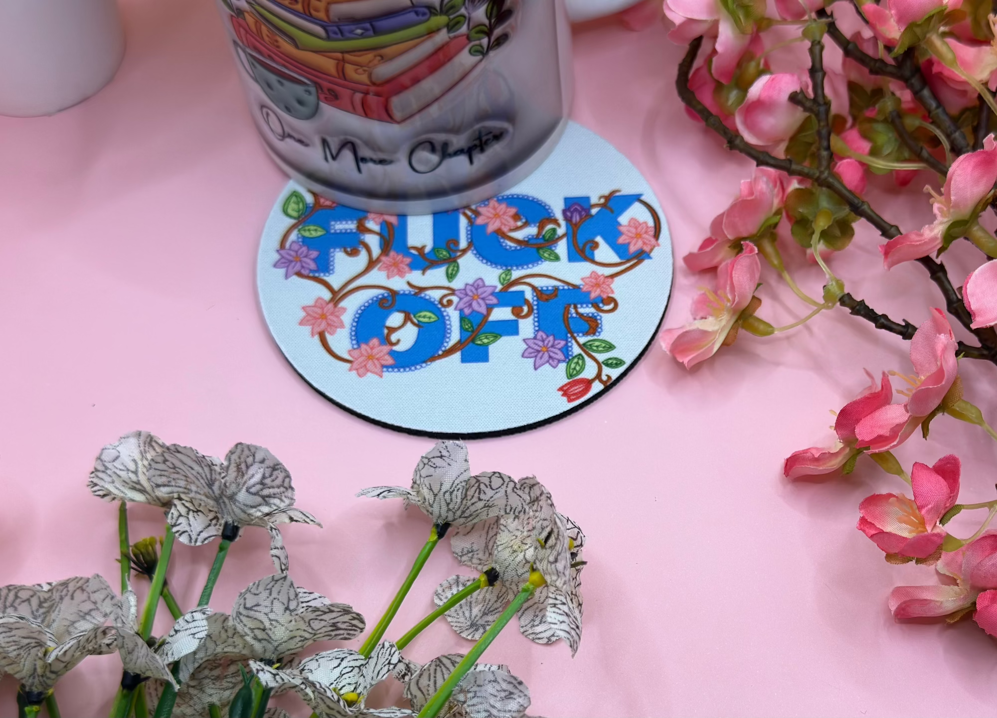 Swear Word Aussie Slang Mug Coaster - Barb Wire Designs