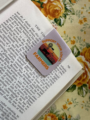 Support Your Local Farmer Magnetic Bookmark