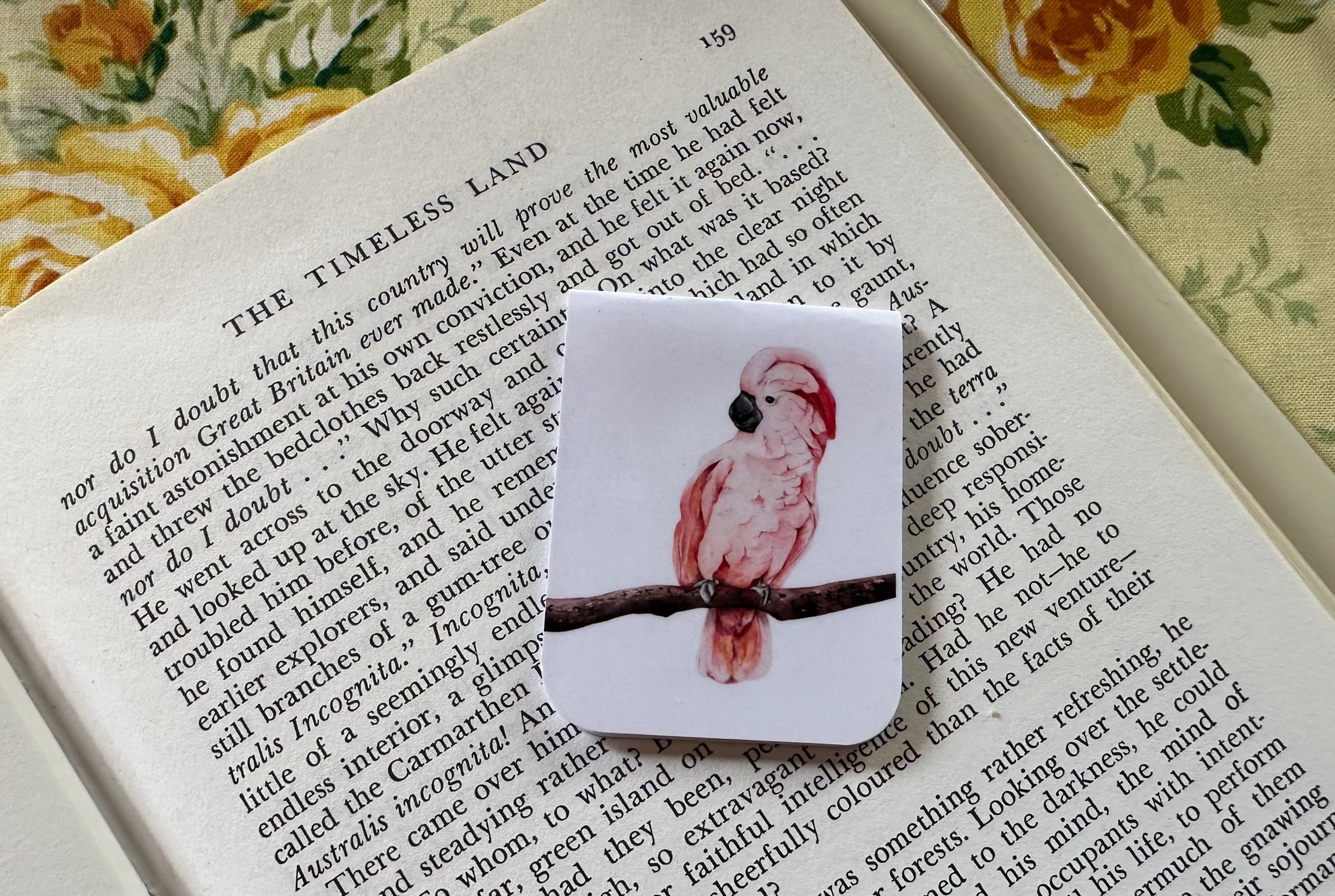 Major Mitchell Watercolor Magnetic Bookmark Barb Wire Designs