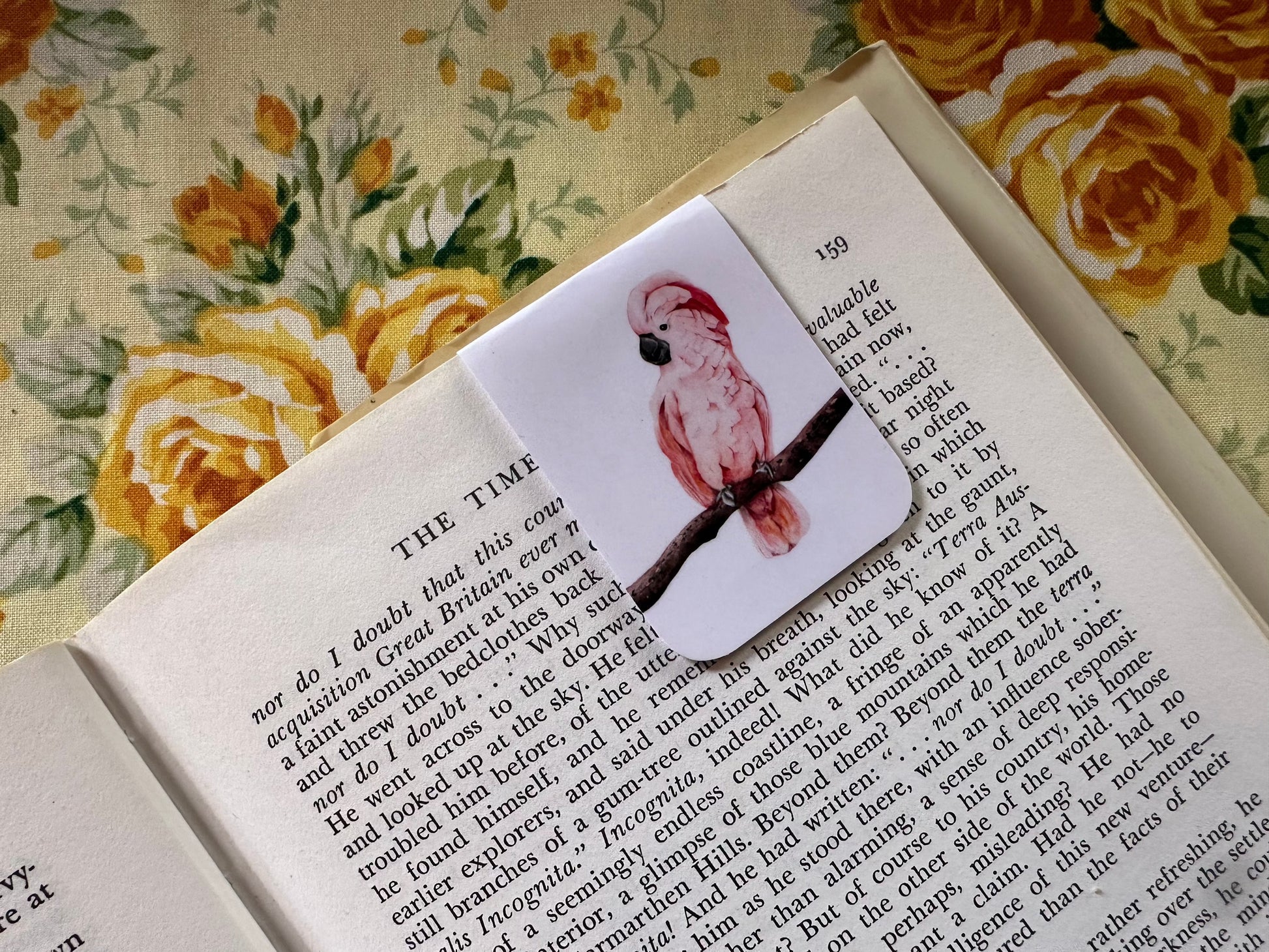 Major Mitchell Watercolor Magnetic Bookmark Barb Wire Designs
