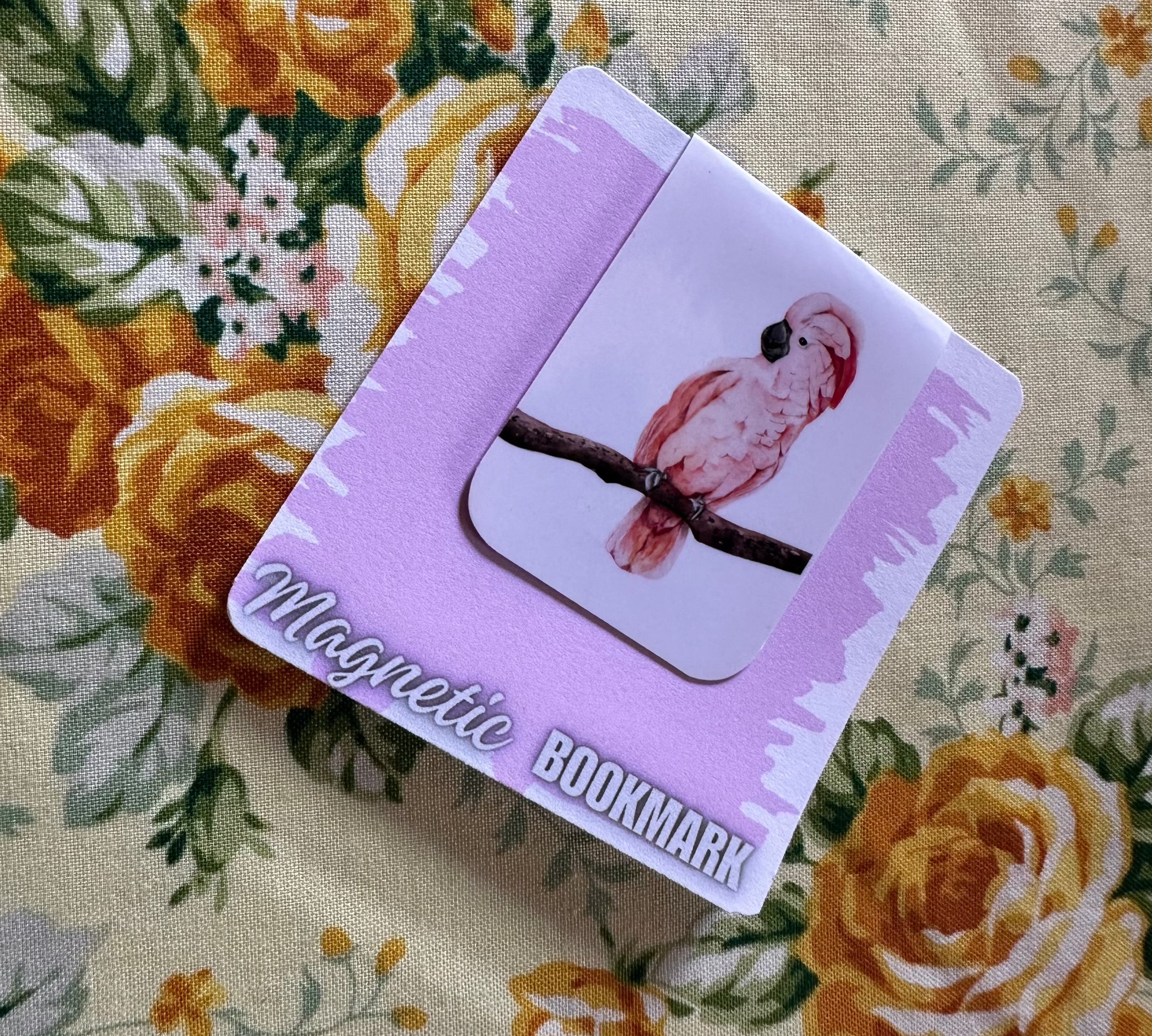 Major Mitchell Watercolor Magnetic Bookmark Barb Wire Designs