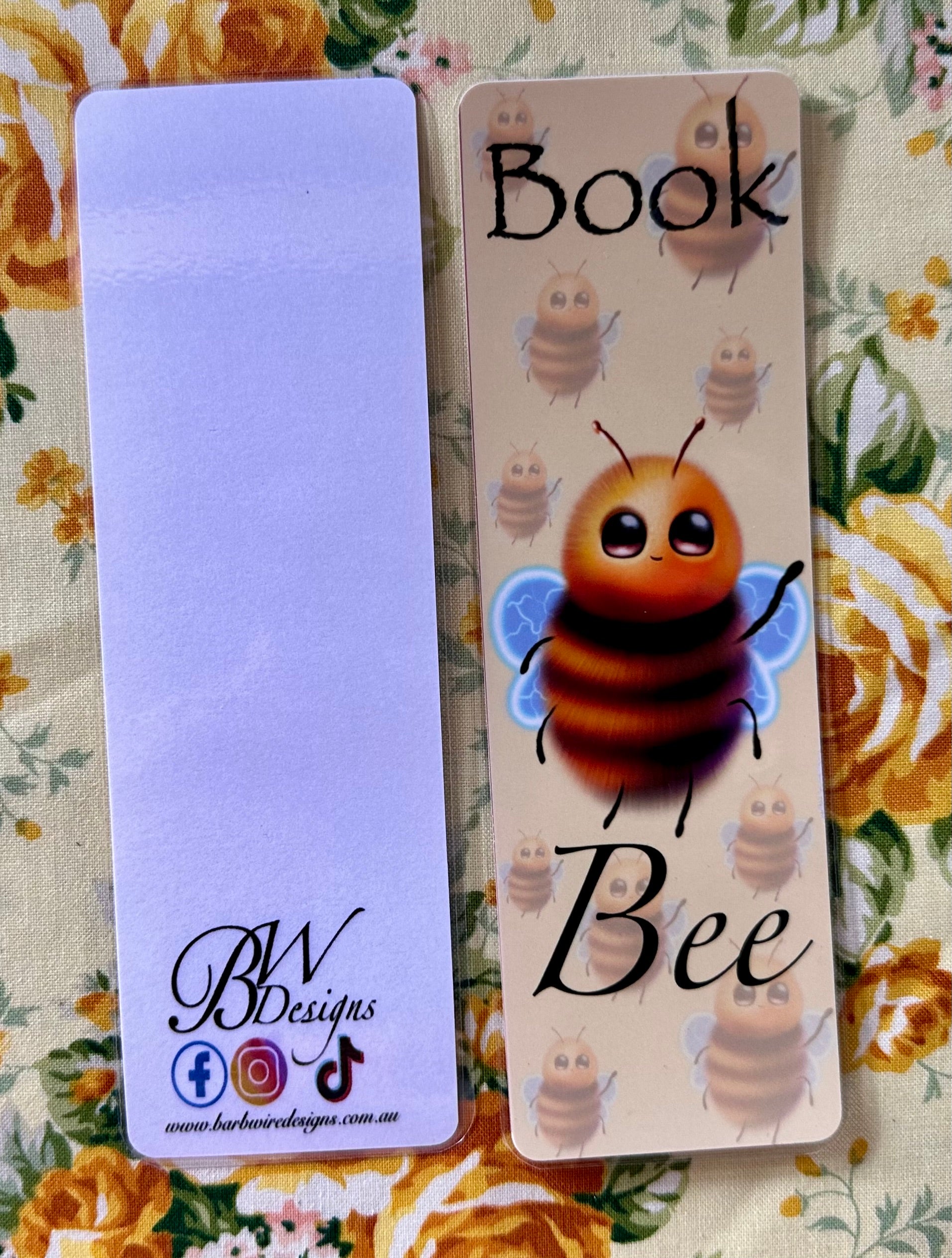 Book Bee Traditional Bookmark