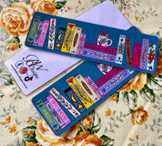 Reading More in Blue Traditional Bookmark
