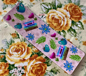 Flowers Traditional Bookmark