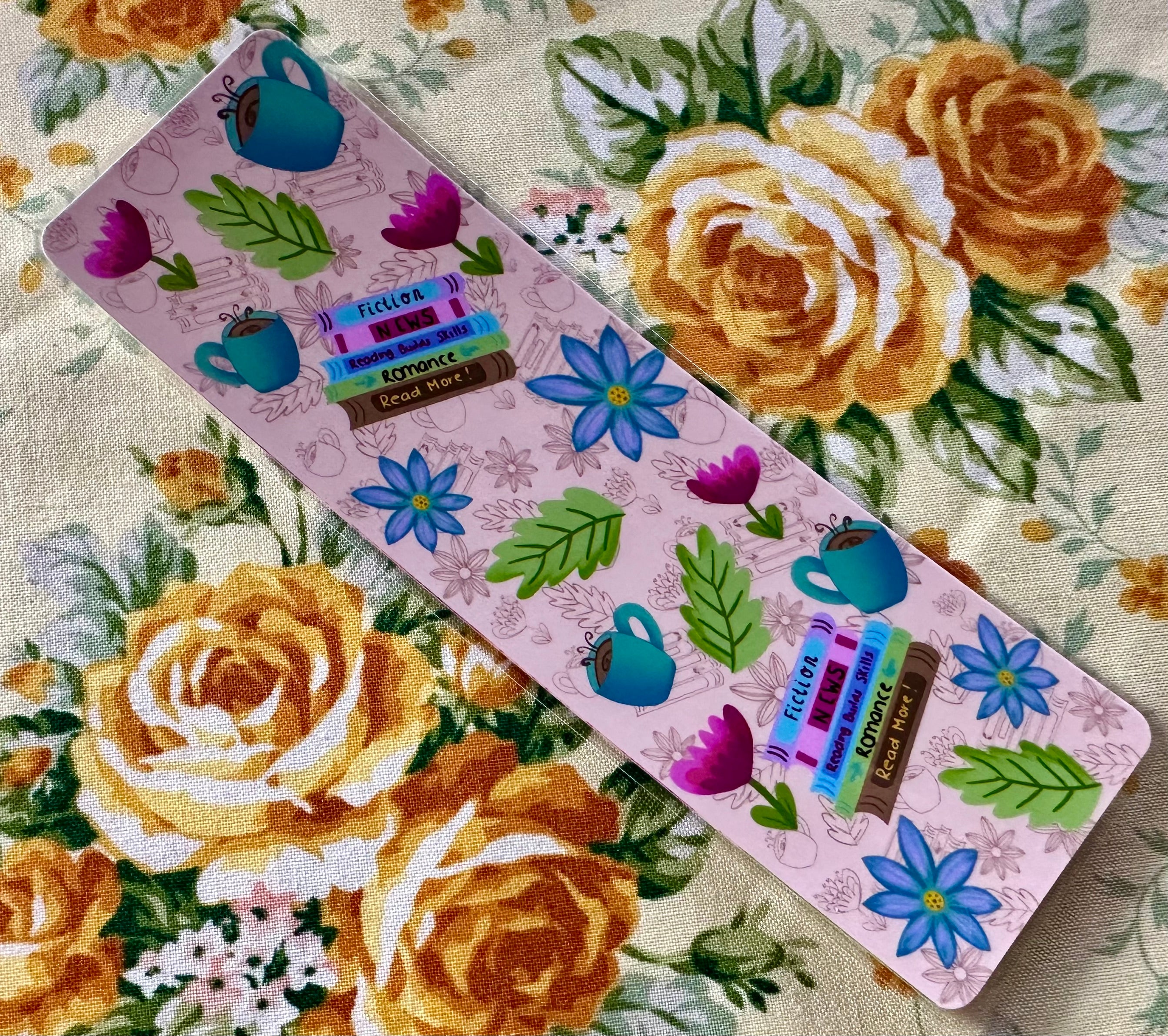 Flowers Traditional Bookmark