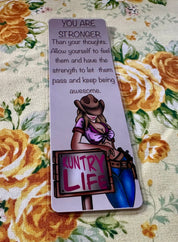 You are Stronger Traditional Bookmark