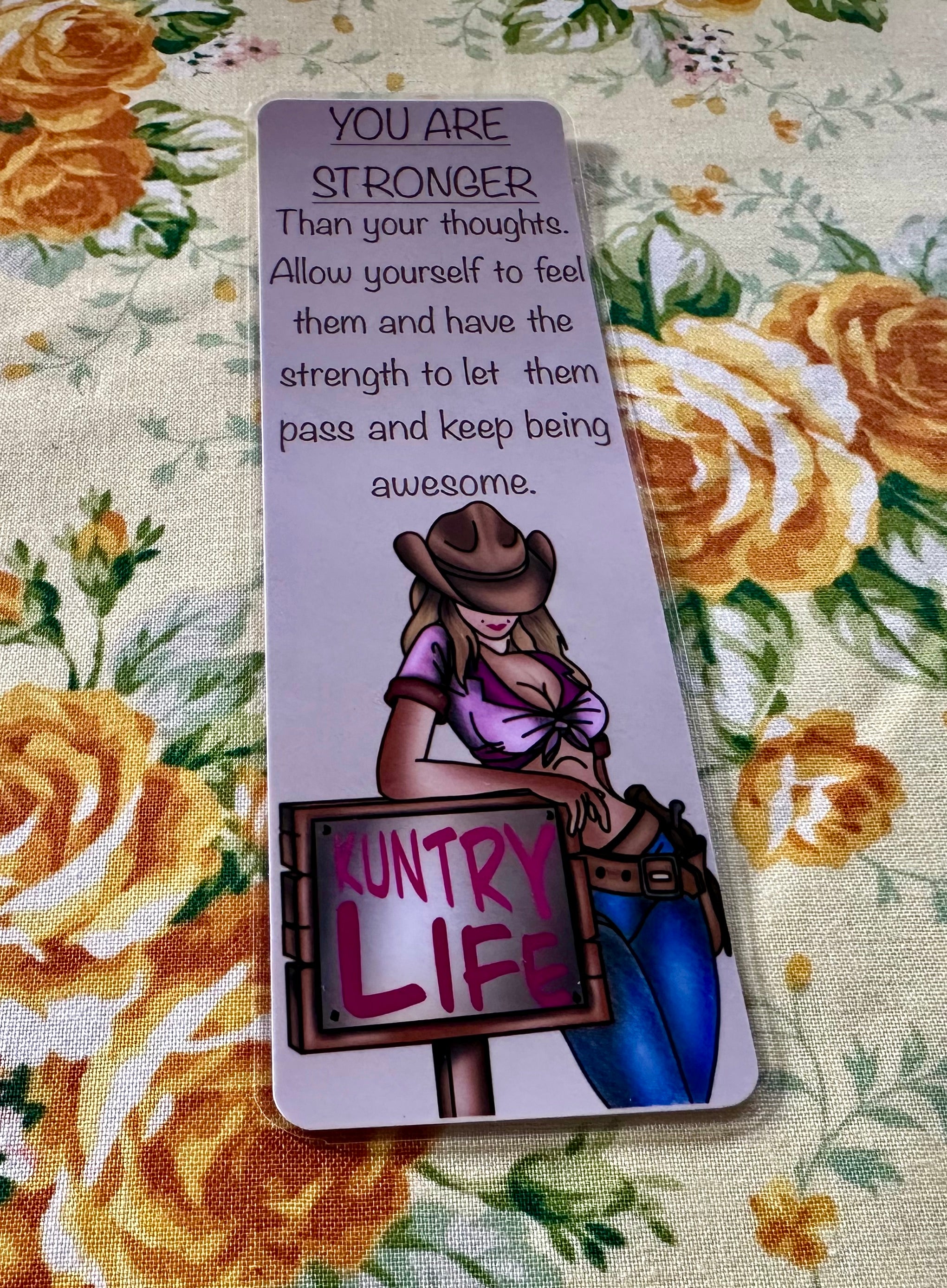 You are Stronger Traditional Bookmark