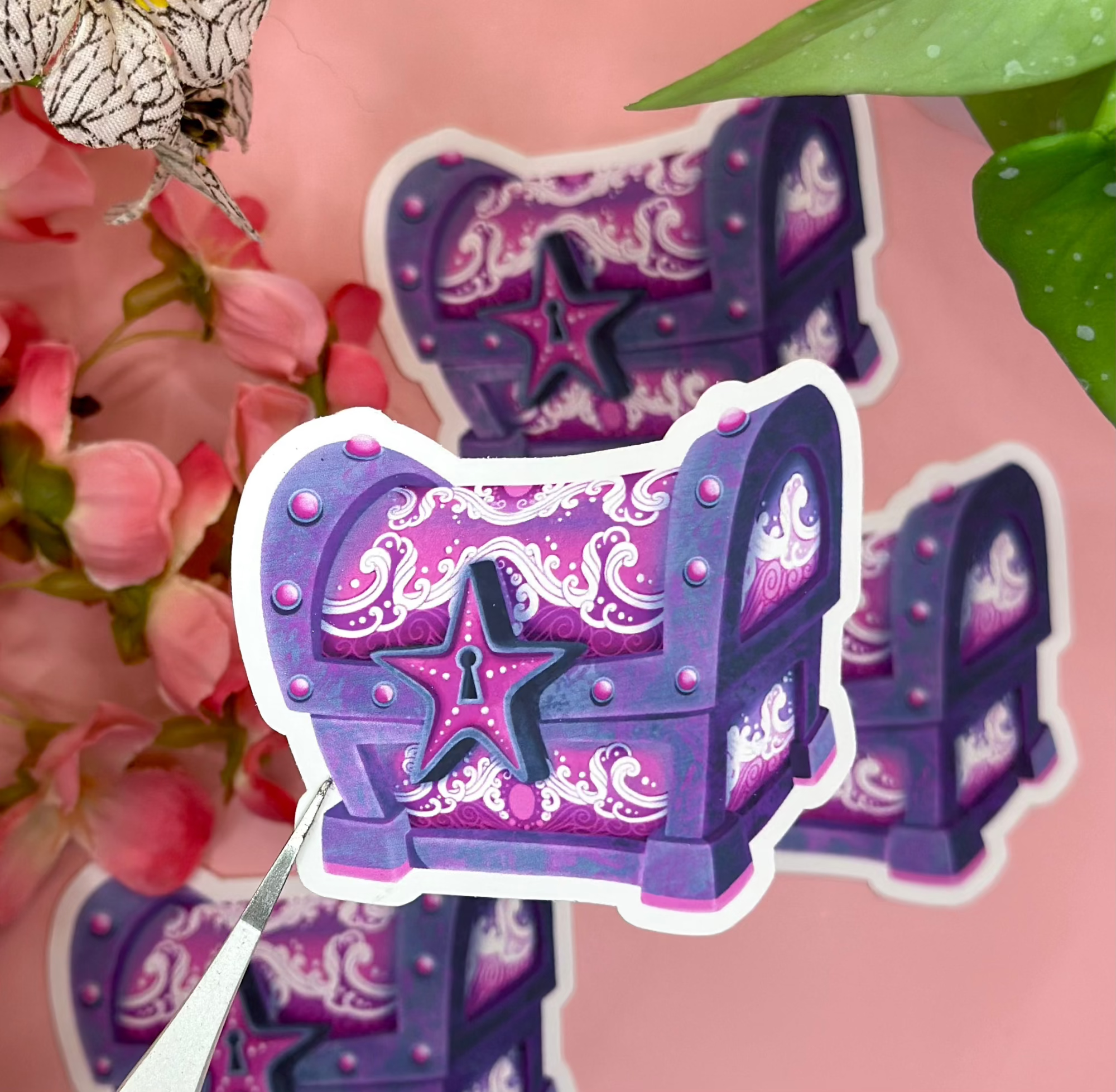 Chest Vinyl Sticker Barb Wire Designs