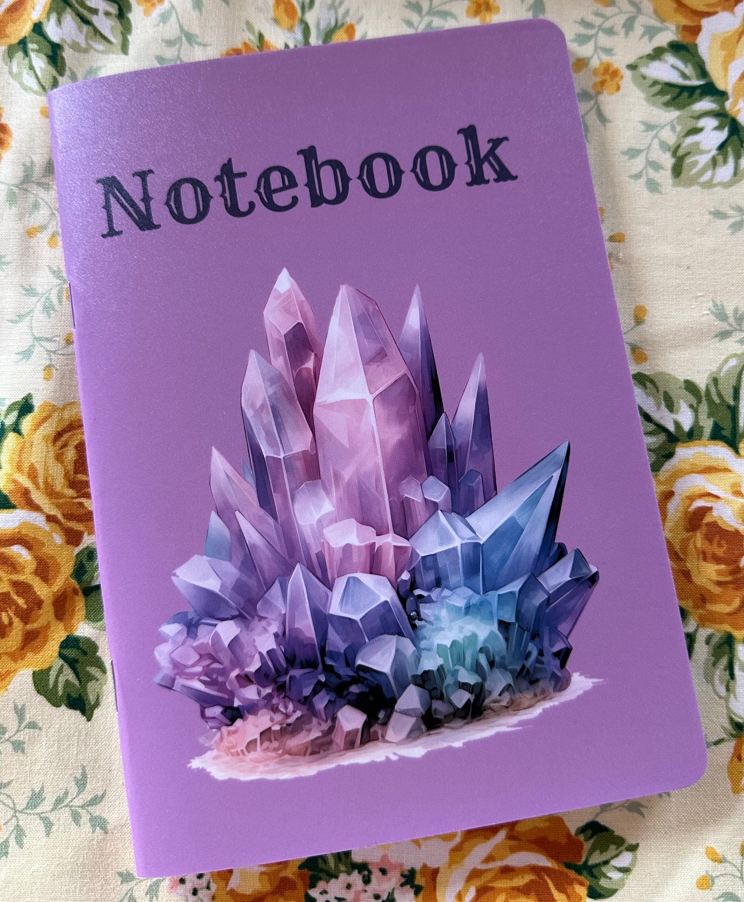 Crystals Handmade Notebook/Journal