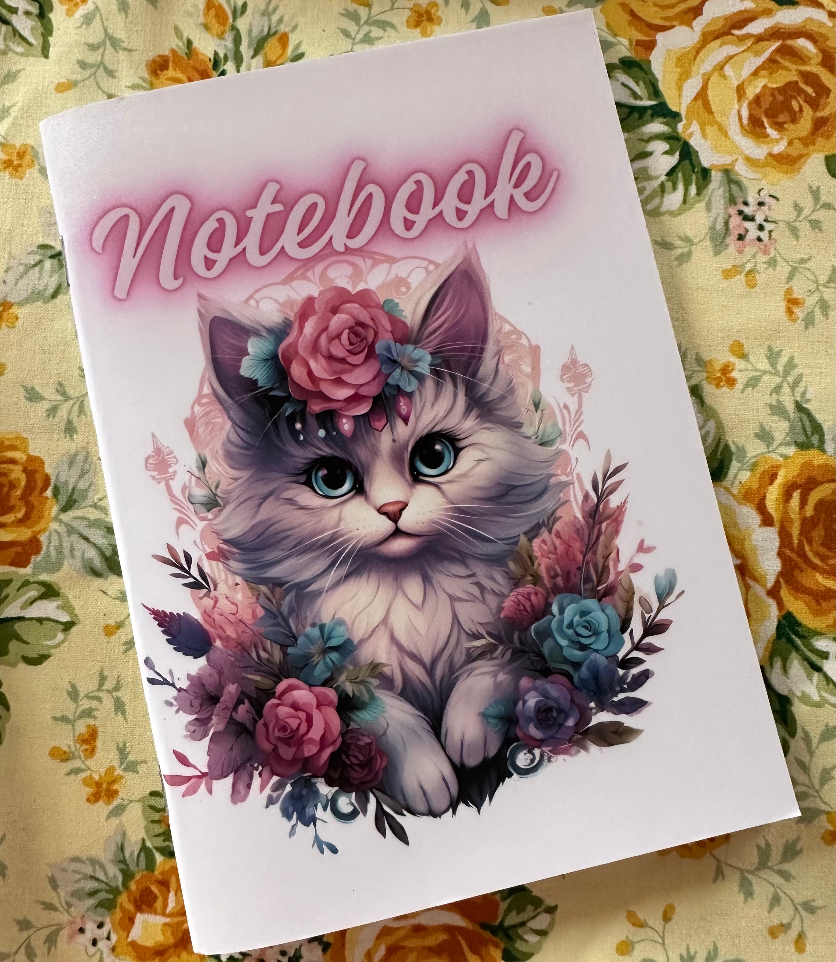 Limited Edition Mystic Flower Cat Stationery Pack