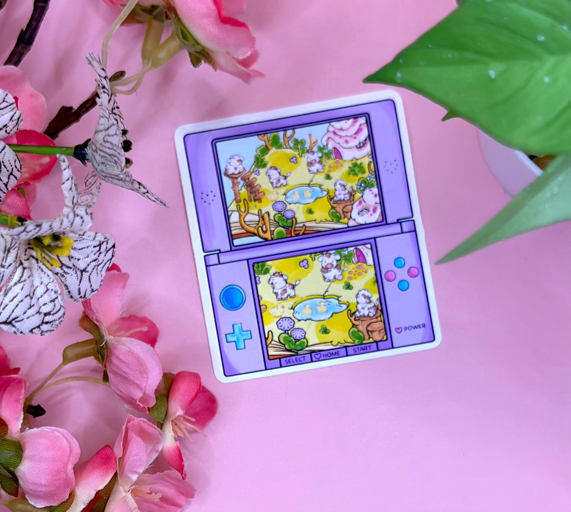 Gameboy Vinyl Sticker Barb Wire Designs