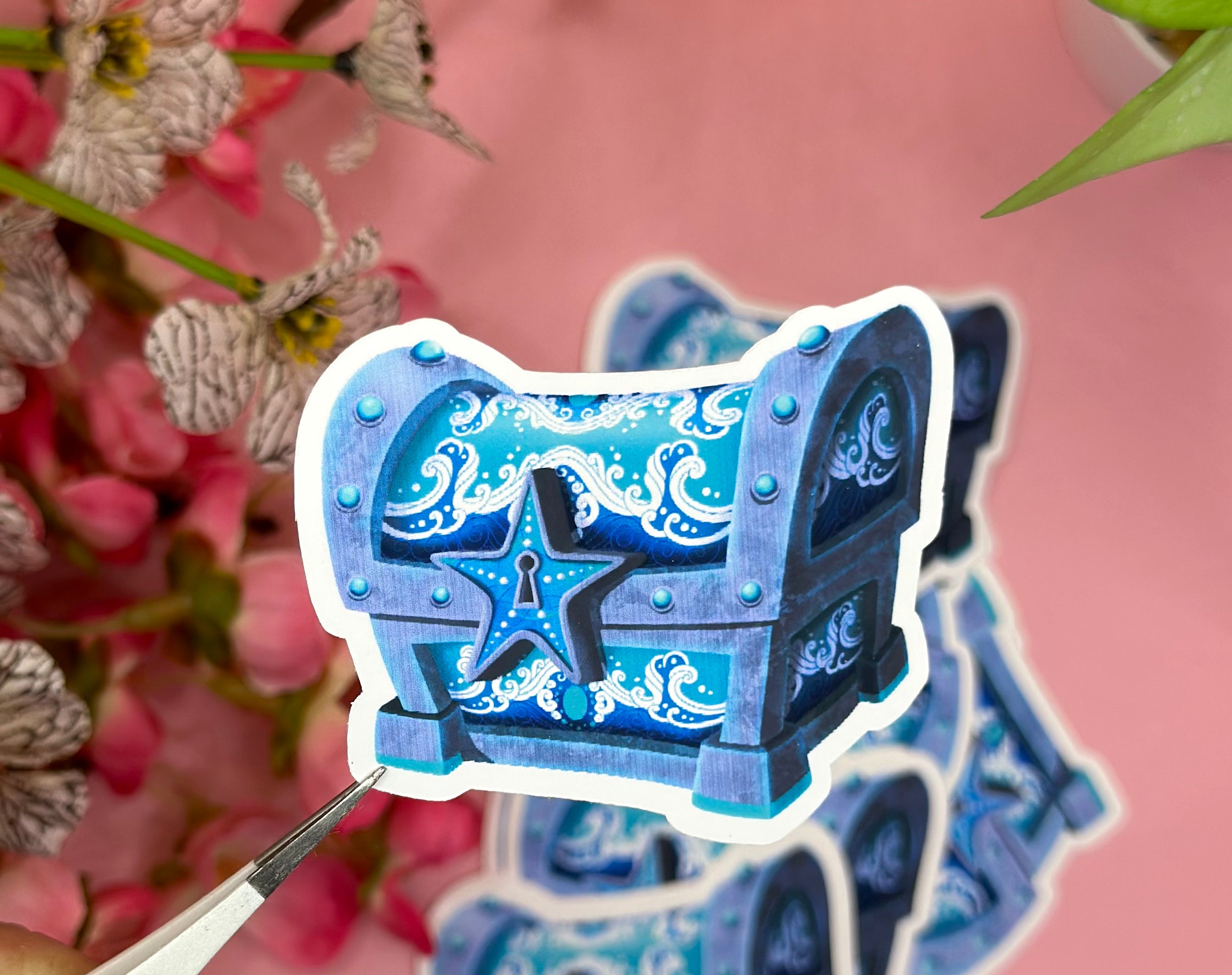 Chest Vinyl Sticker Barb Wire Designs