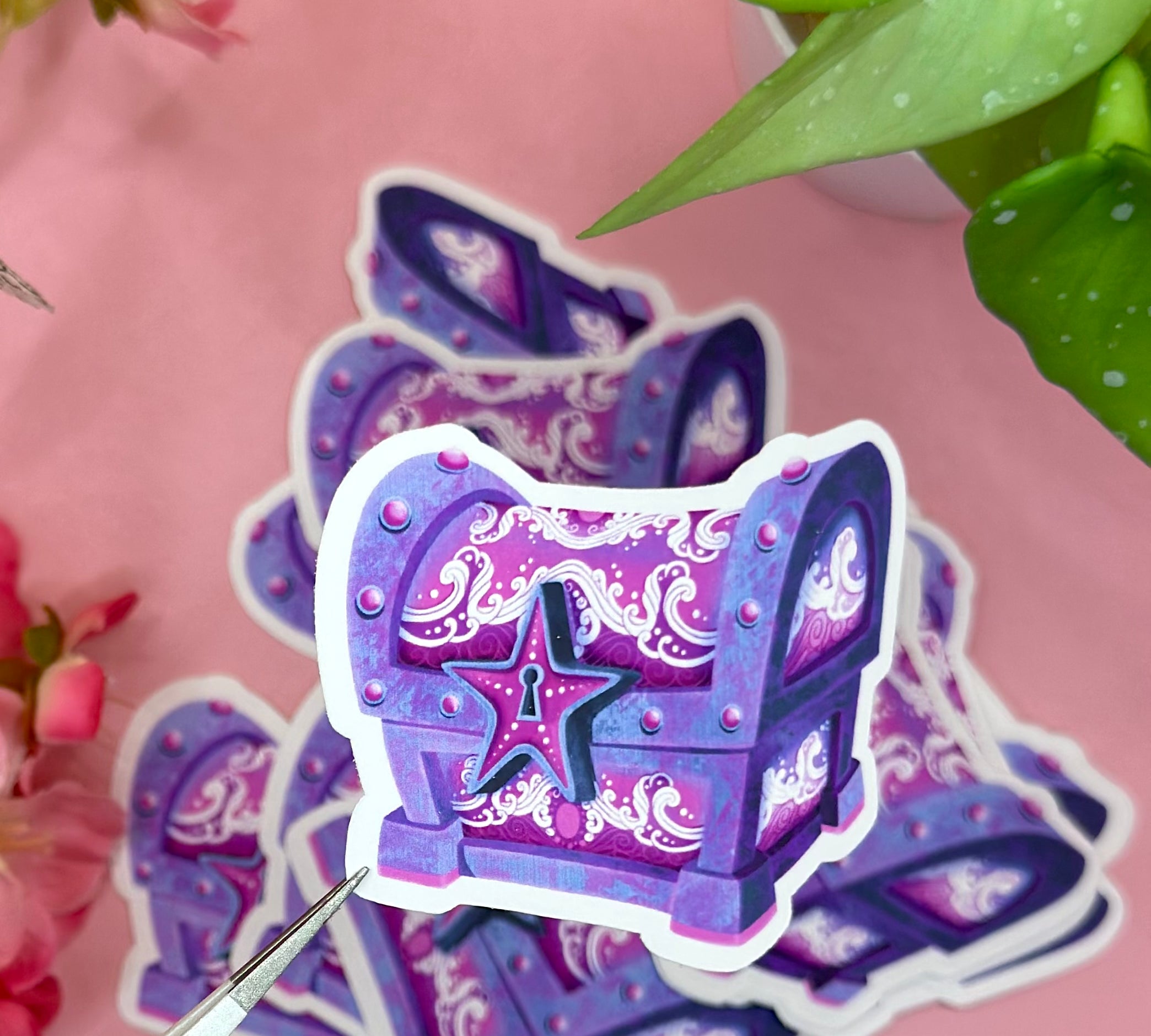 Chest Vinyl Sticker Barb Wire Designs