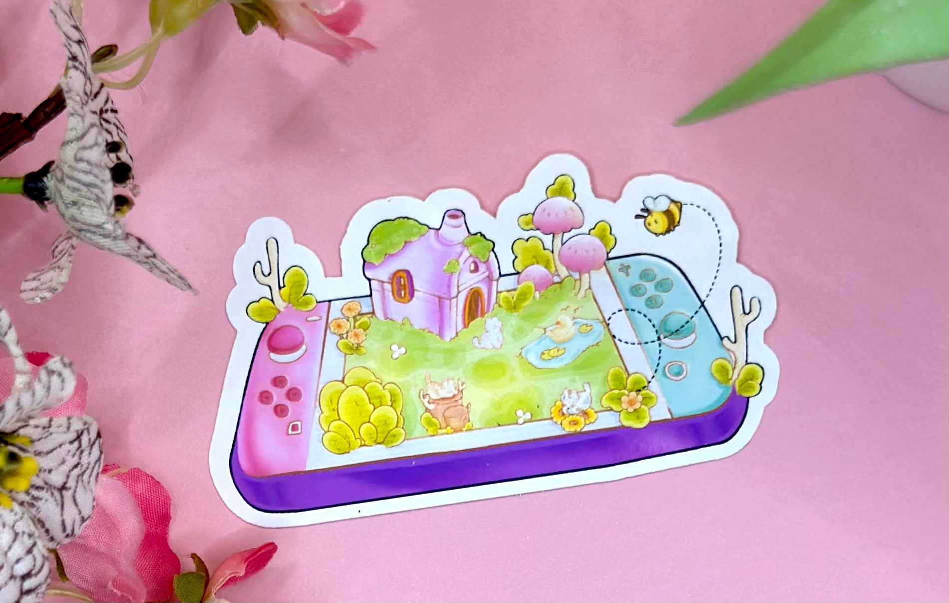 Switch Game Scenery Vinyl Sticker Barb Wire Designs