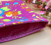 Handmade Medium Sized Colourful Book Sleeve Barb Wire Designs