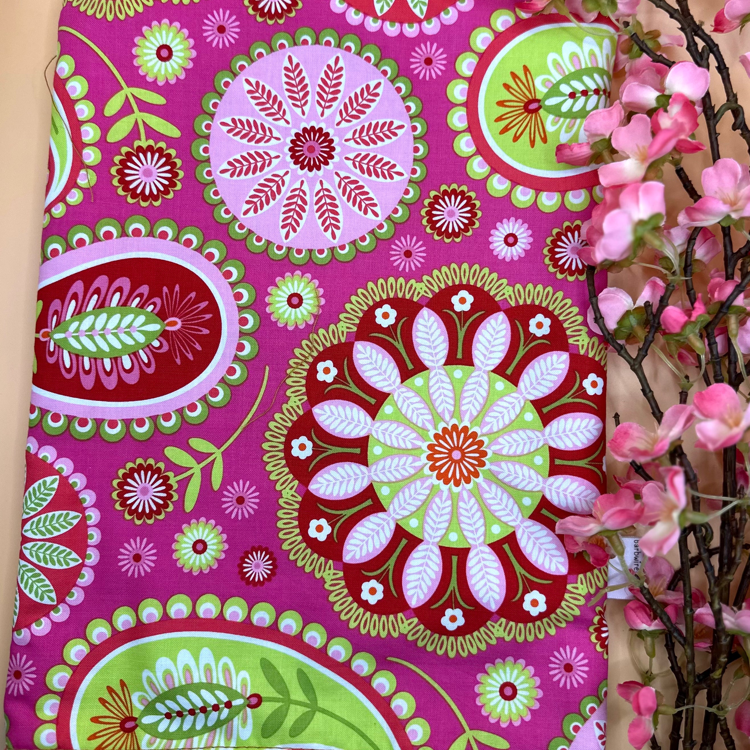 Handmade Large Sized Colourful Book Sleeve - Barb Wire Designs