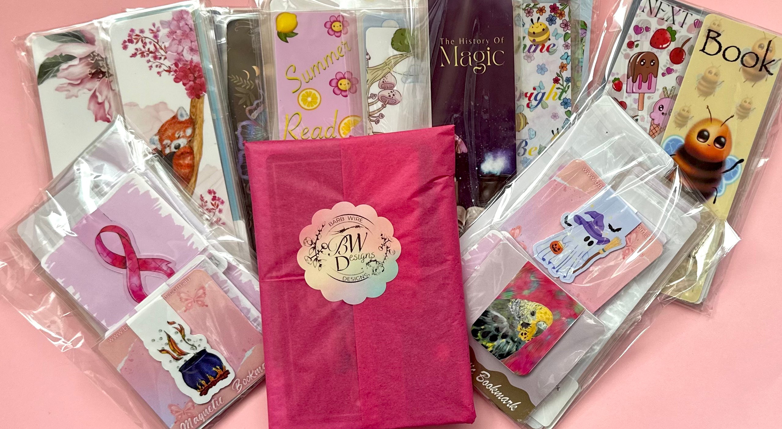 Mystery Magnetic | Bookmarks Barb Wire Designs