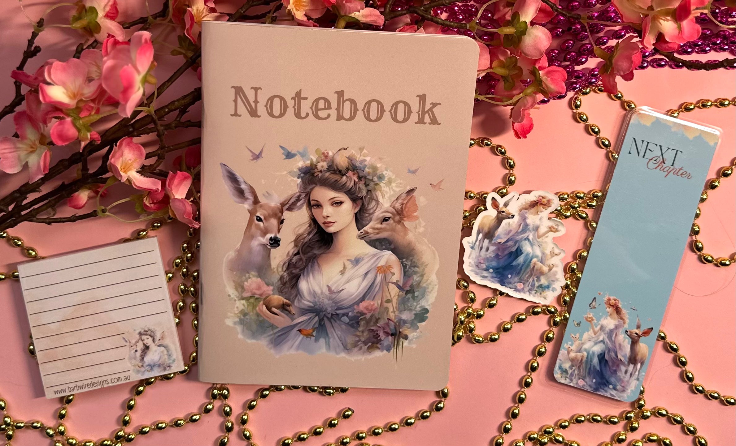 Limited Edition Mystic Blue Butterflies cute Girl Stationery Pack My Store
