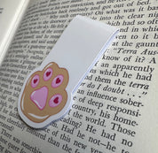 Paw Print Magnetic Bookmark